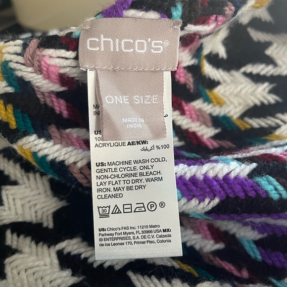 Chico’s Houndstooth Ruana Ponchó - Picture 10 of 10